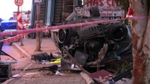 Çiğli'de otomobil takla attı: 2 ölü, 1 kişi ağır yaralandı