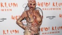 Heidi Klum Steps Out as Alien at 20th Annual Halloween Party | THR News