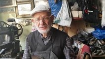 86 Yaşındaki Ayakkabı Tamircisi, Tükenmeye Yüz Tutmuş Mesleğiyle Direniyor