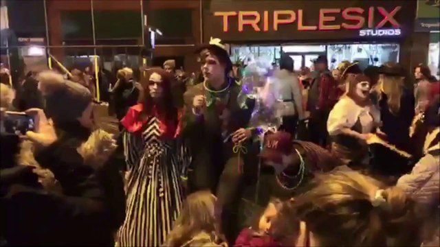 The Lights Out Parade in Sunderland city centre in 2019