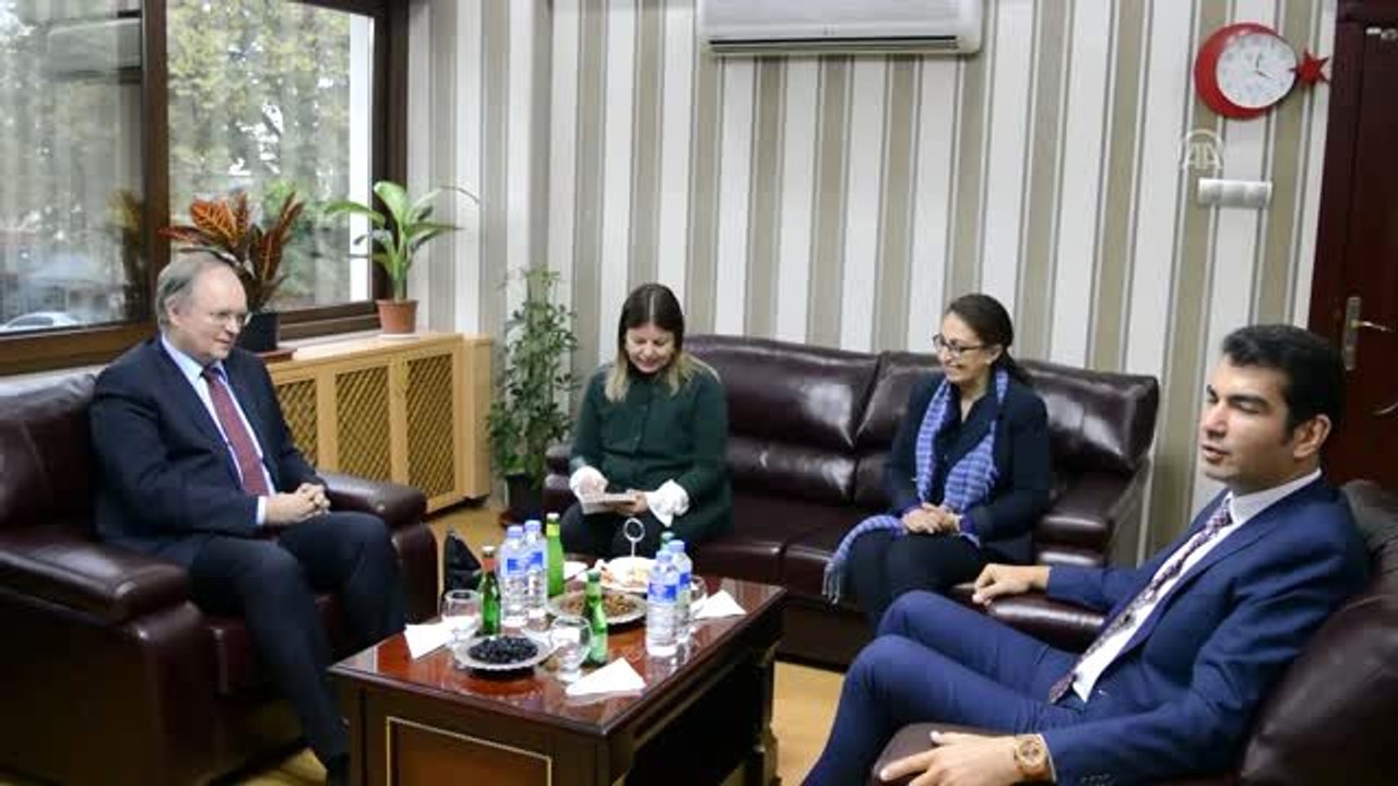 AB-Türkiye Delegasyonu Başkanı Büyükelçi Berger, Adıyaman'da