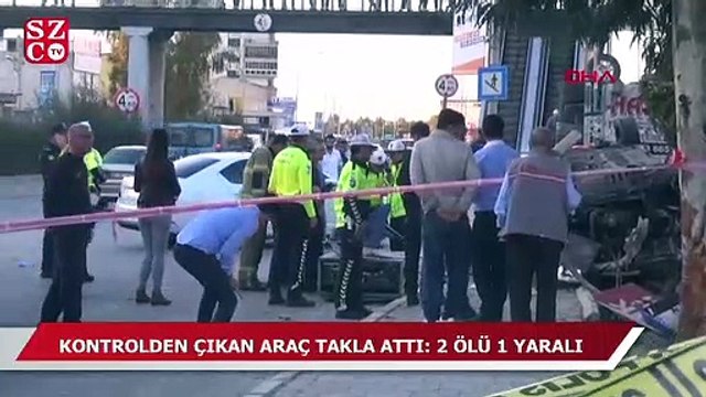 Aşırı hız faciası! Ağaca çarpıp, takla attı: 2 ölü, 1 yaralı