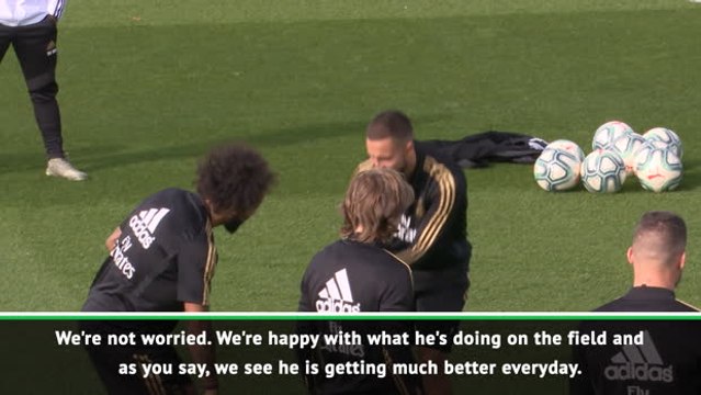 Zidane not worried about Hazard's lack of goals