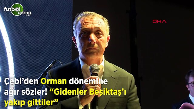 Ahnet Nur Çebi'den Fikret Orman dönemine ağır sözler! Gidenler Beşiktaş'ı yakıp gittiler