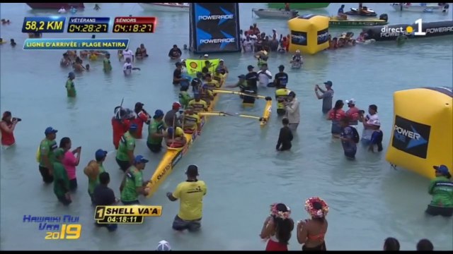 HKN 2019 : Shell va'a remporte la Hawaiki Nui va'a