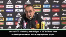 Sarri pleased with motivated Higuain