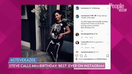 Steve Kazee Shows Off Girlfriend Jenna Dewan’s Baby Bump on Halloween: 'Baby Kazee’s First’