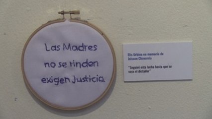 Bordados en recuerdo de las víctimas de las protestas contra Ortega