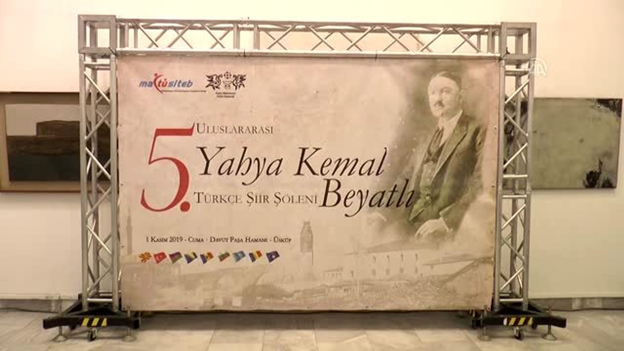 Üsküp'te "5. Uluslararası Yahya Kemal Beyatlı Türkçe Şiir Şöleni" düzenlendi