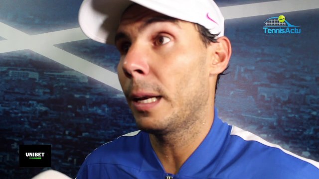Rolex Paris Masters 2019 - Rafael Nadal : I'm happy to be back in semis in Paris