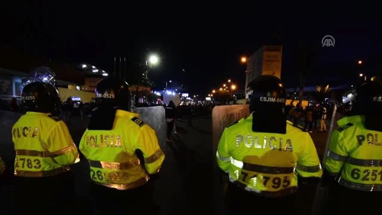 Kolombiya'da protestolar