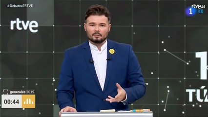 Minuto de oro de Gabriel Rufián (ERC)