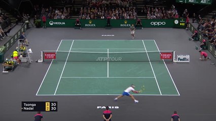 TENNIS: Paris Masters: Nadal bt Tsonga (7-6 6-1)