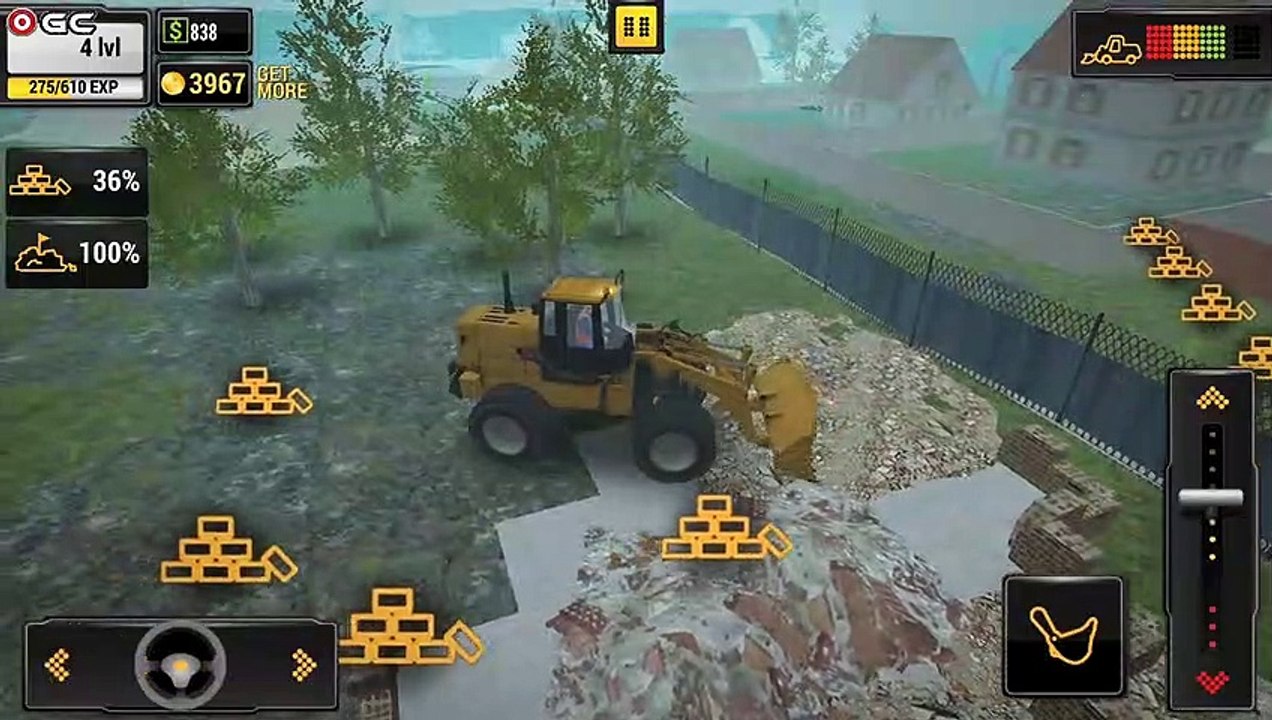 Construction Machines -  Destroyer Wood - Builder City Truck Simulator - Android GamePlay #3