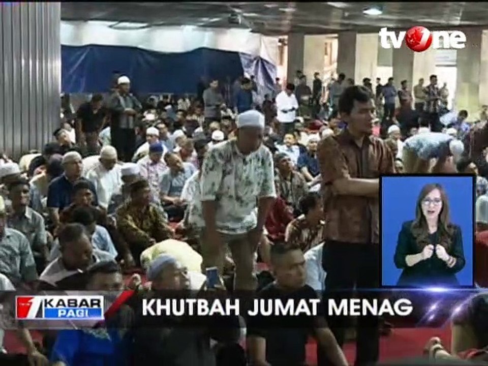 Jadi Khatib, Menag: Toleransi Tidak Mengurangi Keimanan