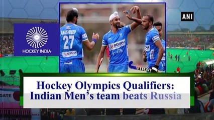 Hockey Olympics Qualifiers Indian Men's team beats Russia