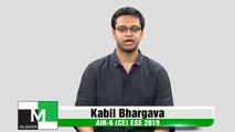 Face to Face with Kabil Bhargava (CE) AIR-6 ESE-IES 2019 IES Master