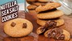 Nutella Seasalt Cookies | How To Make Cookies | Nutella Cookies Recipe | Bhumika