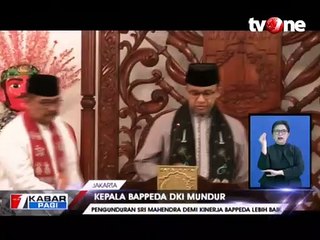 Saat Ribut Anggaran, Kepala Bappeda DKI Mundur. Ada Apa?