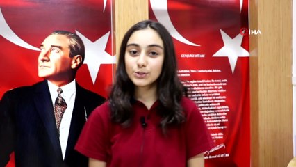 8. sınıf öğrencisinden engelliler için mavi kapak kampanyası