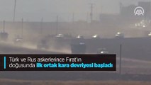 Türk ve Rus askerlerince Fırat'ın doğusunda ilk ortak devriye başladı