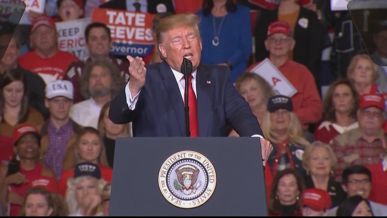 Trump defends himself against impeachment inquiry