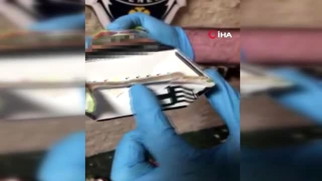 Uyuşturucu satıcılarından akıl almaz yöntem...Meyve suyu paketinde eroin saklamışlar
