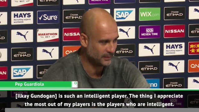 Guardiola lauds 'intelligent' Gundogan