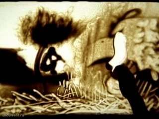 рисование песком