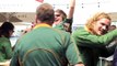 Fans in Cape Town celebrate South Africas Rugby World Cup win
