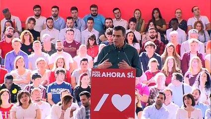 Sánchez critica la campaña sucia del PP y vuelve a agitar el miedo al avance de la ultraderecha