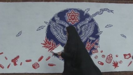 Nuevos murales contra EEUU en Irán, mismo mensaje de hostilidad