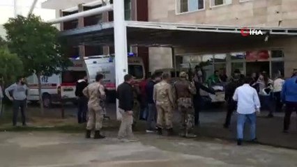 Telabyad'da pazar yerindeki bombalı saldırıda yaralananlar Akçakale'ye getirildi