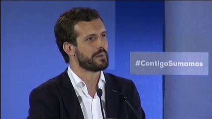 Casado afirma que tiene "las mismas opciones para gobernar" que Pedro Sánchez