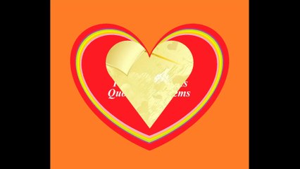 Seu amor é dourado e brilha em meu coração! [Frases e Poemas]