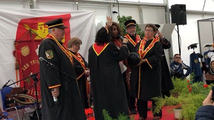 Une intronisation à la Foire à l’andouille de Vire