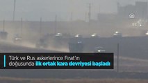Türk ve Rus askerlerince Fırat'ın doğusunda ilk ortak devriye başladı
