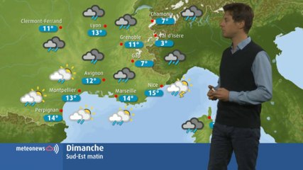 Votre météo de ce dimanche 3 novembre : averses le matin, éclaircies l'après-midi