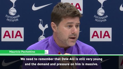 Pochettino backs Alli to overcome 'massive pressure'