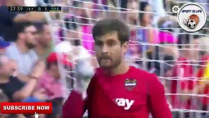 Levante vs Barcelona 3-1 Highlights - Resumen