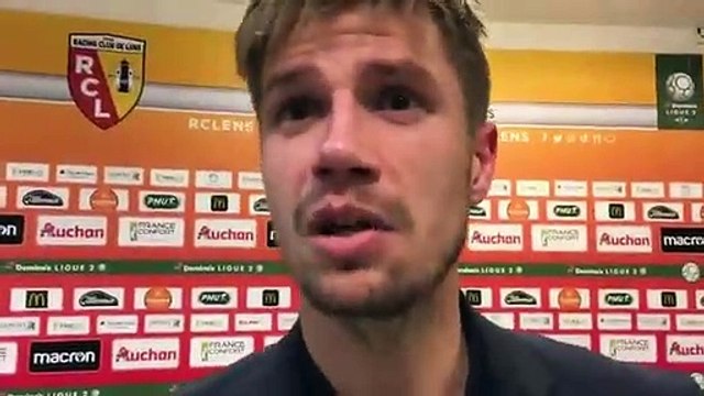 Manuel Perez, joueur du RC Lens, après Lorient (1-0)
