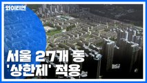 강남4구·마포·용산 등 서울 27개 동 분양가 상한제 적용 / YTN