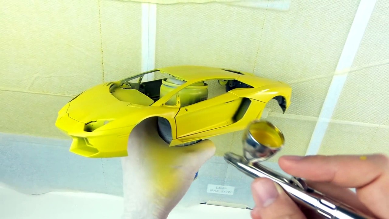 Restoration Toy Car - Lamborghini Aventador Model Car