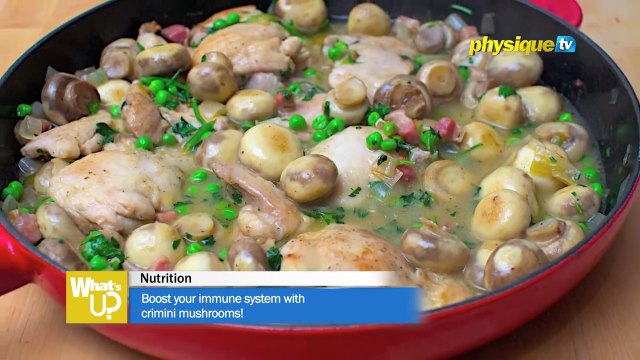 Boost your immune system with crimini mushrooms!