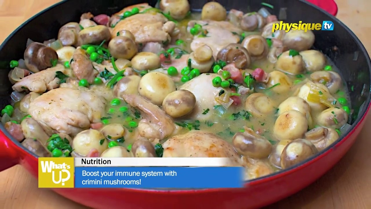 Boost your immune system with crimini mushrooms!