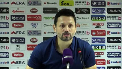 Aytemiz Alanyaspor-Medipol Başakşehir maçının ardından