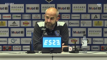 Bastia 3-1 Epinal : Conf. d'après-match de M. Chabert