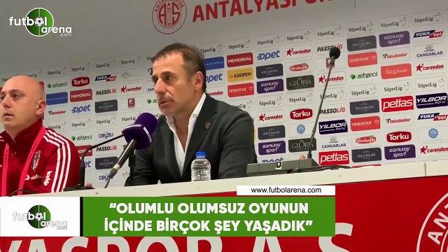 Abdullah Avcı: Olumlu olumsuz oyunun içinde birçok şey yaşadık