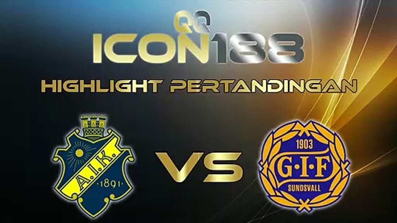 QQICON188 Highlight Pertandingan AIK vs Sundsvall 2 November 2019