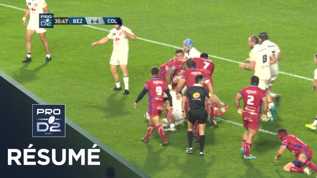 PRO D2 - Résumé Béziers-Colomiers: 15-22 - J09 - Saison 2019/2020